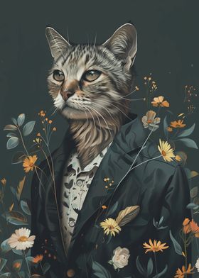Elegant Cat Portrait