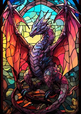 Stained Glass Dragon