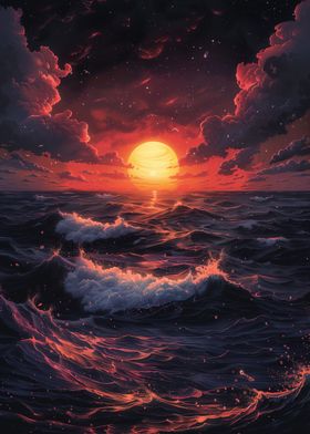 Ocean sunset