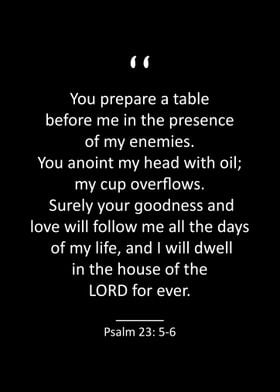 Psalm 23 5 6