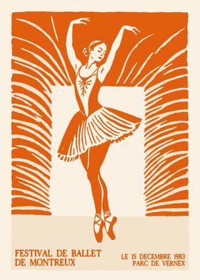 Montreux Ballet Poster