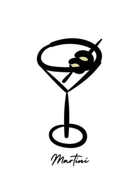 Martini Drink Draw