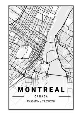 Map of Montreal