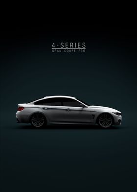 BMW 4Series F36 White 