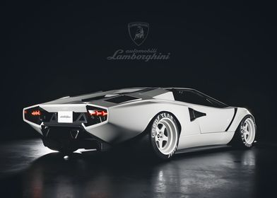 Restomod Countach Lambo