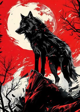 wolf under moon 