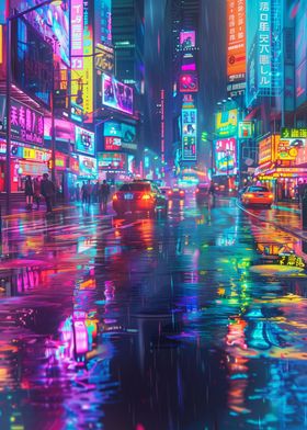 Cyberpunk Neon City