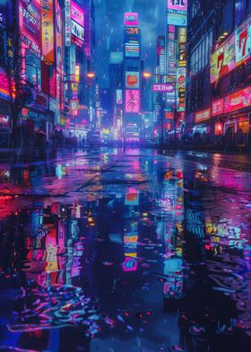 Cyberpunk Neon City