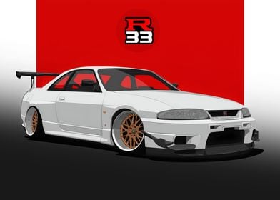 Nissan Skyline GTR R33 Mod