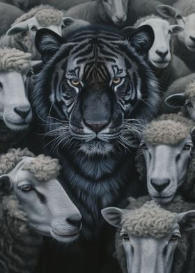 Dark Tiger Sheep Creative