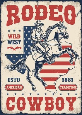 Rodeo Cowboy American