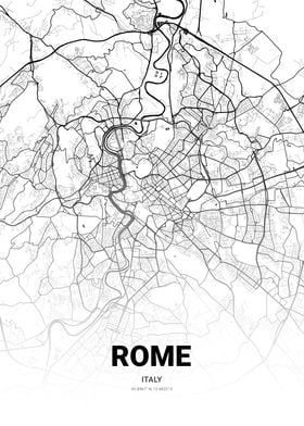 Rome Italy Map