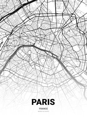 Paris France Map