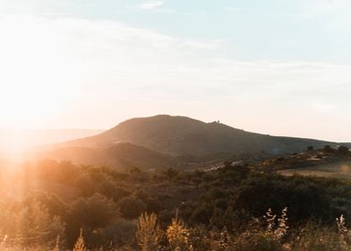 Dawn on the mountains