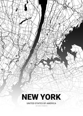 New York City USA Map