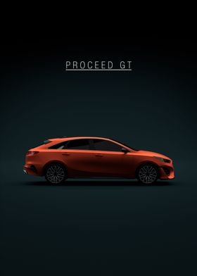 KIA ProCeed GT 2022 Orange