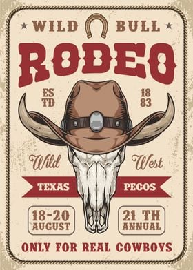 Wild Bull Rodeo Texas