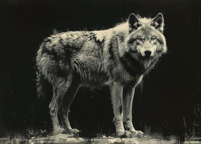 Epic mysterious Wolf