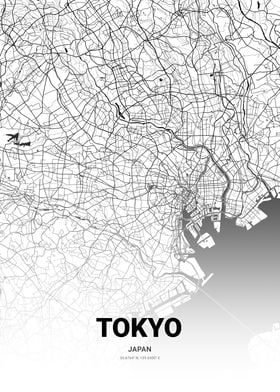 Tokyo Japan Map