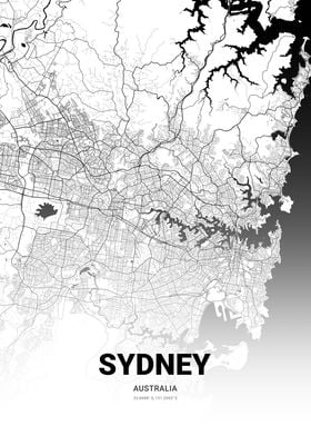 Sydney Australia Map