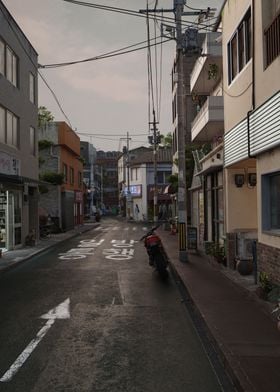 A street in South Korea