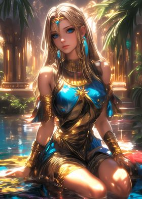 Egyptian Beauty Anime Girl