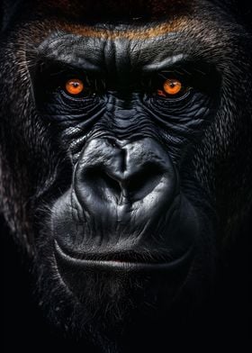 Gorilla Ape Portrait