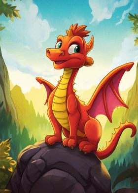 Baby dragon cute