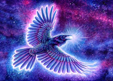 Raven Placing the Stars