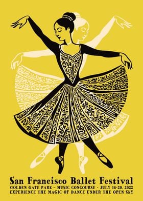 2022 Ballet Festival Print