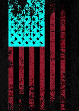 US FLAG GRUNGE