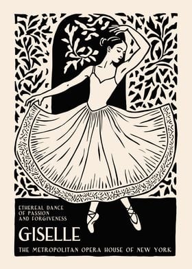 Giselle Ballet Poster