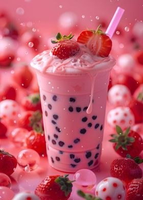 Strawberry Delight Bubble