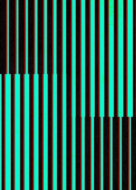 BLUE RED STATIC TV