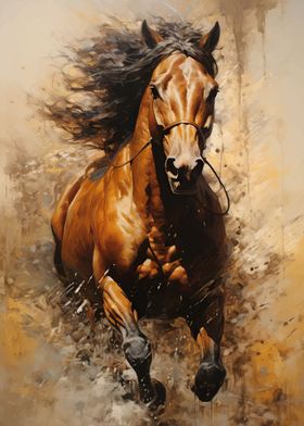 running horse