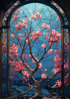 Sakura Bloom Japanese Art