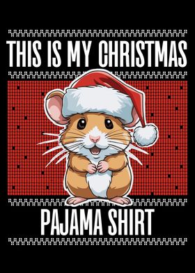 Christmas hamster pajama