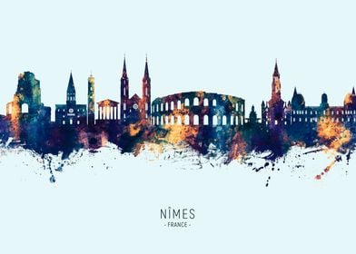 Nimes Skyline France