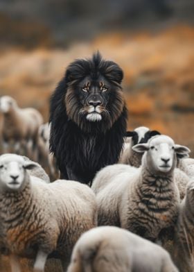 Lion Black Sheep Fantasy