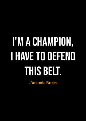 Amanda Nunes quotes 