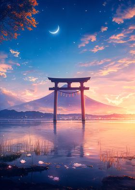 mount fuji torii gate