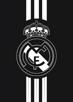 Real Madrid in Black White