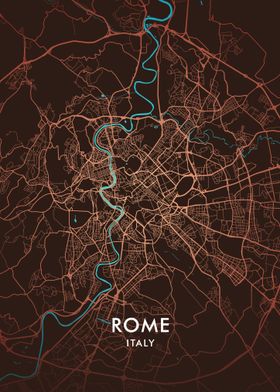 Rome City Map