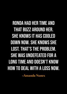 Amanda Nunes quotes 