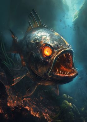 Horror Piranha Dark Demon