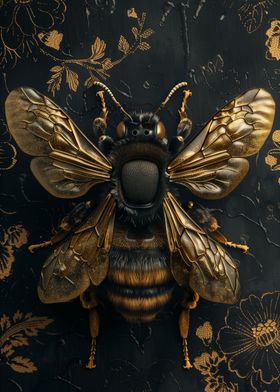 Black and Gold Bee