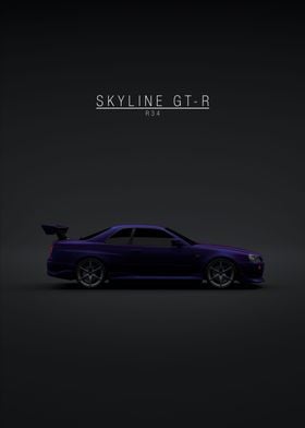 Nissan Skyline GTR R34 Pur