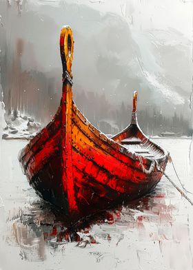 Abadonned Viking Boat