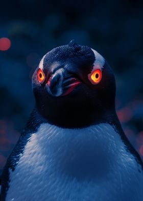 Scary Cute Penguin Fantasy