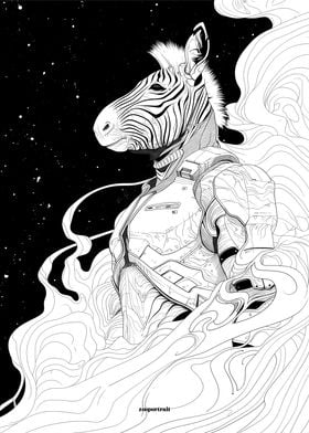 Zebra in Space